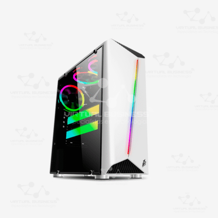CASE GAMER 1ST PLAYER RAINBOW R3 WHITE