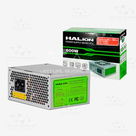 FUENTE DE PODER HALION ATX-600WP8