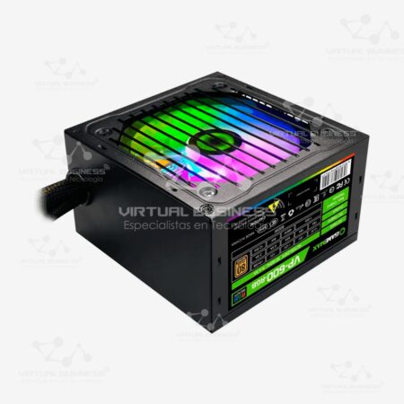 FUENTE DE PODER GAMEMAX VP 600W RGB 80 PLUS BRONZE