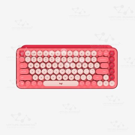 TECLADO-LOGITECH-POP-KEYS-INALAMBRICO-ROSADO.