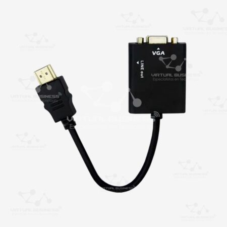CABLE DE CONVERSIÓN HD CON VGA Y SALIDA DE AUDIO