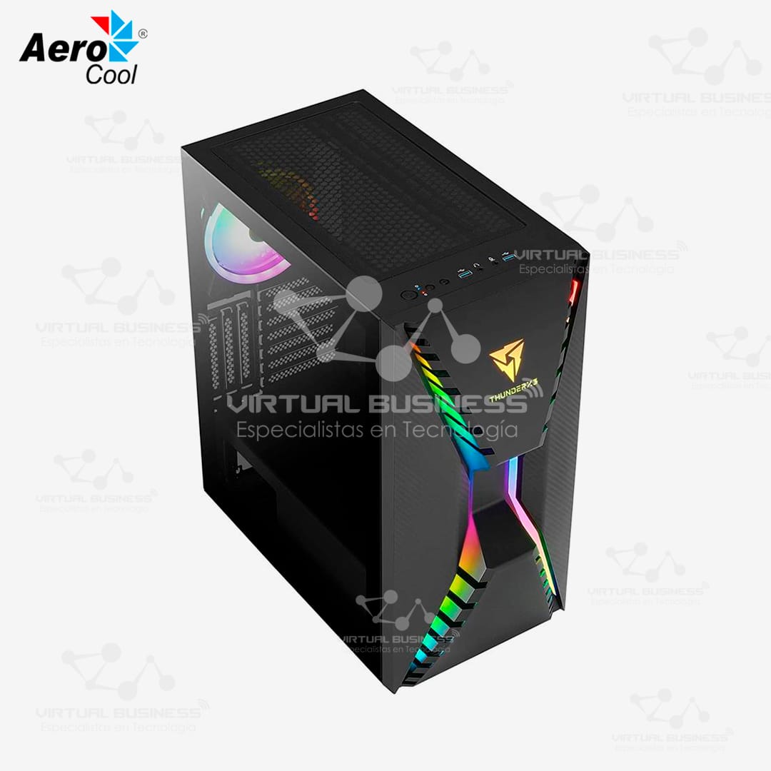 CASE GAMER AEROCOOL THUNDERX3 CRONUS G-BK-V1 - Imagen 2
