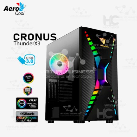 CASE GAMER AEROCOOL THUNDERX3 CRONUS G-BK-V1