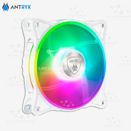COOLER DE CASE ANTRYX CHROME STORM DF310 WHITE 120MM ARGB