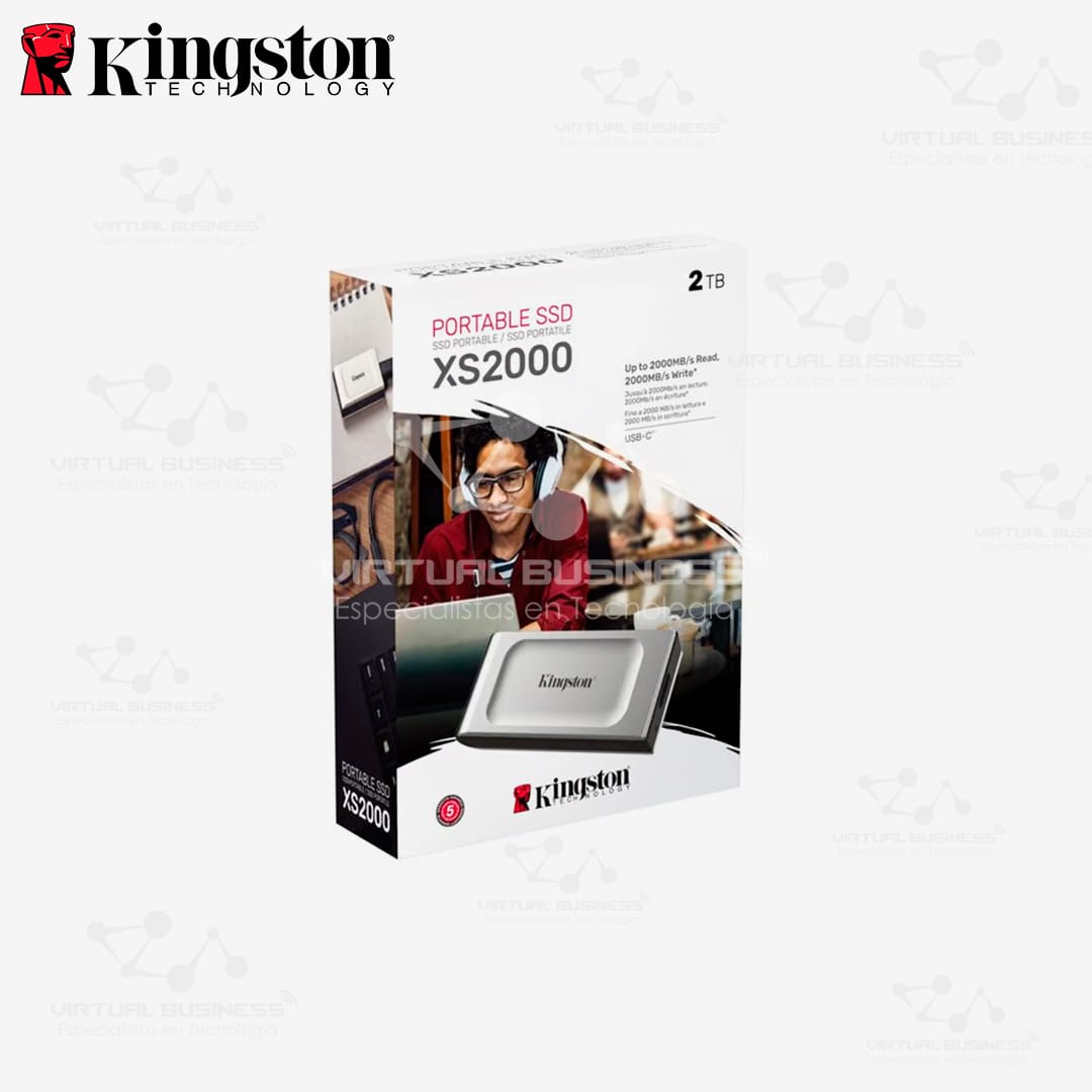 DISCO SÓLIDO EXTERNO KINGSTON XS2000 2TB GEN 2X2 - Imagen 2