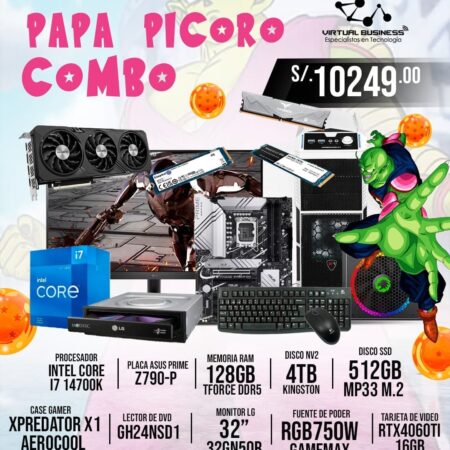 COMBO-GAMER-PAPA-PICORO