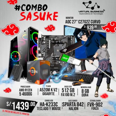 COMBO-GAMER-SASUKE RYZEN-5-4600G