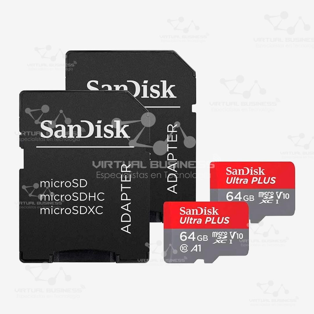 MEMORIA MICRO SD SANDISK ULTRA PLUS 64GB - Imagen 3