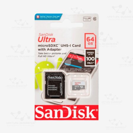 MEMORIA MICRO SD SANDISK ULTRA PLUS 64GB