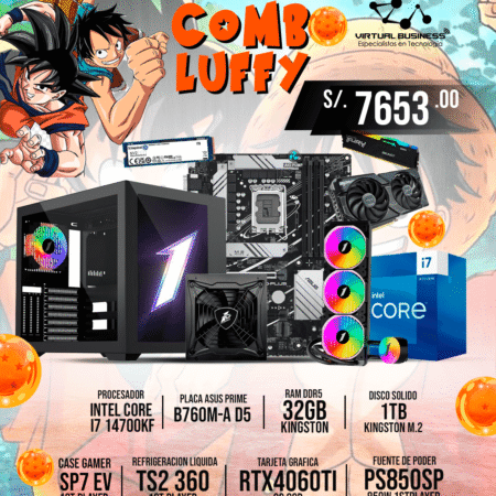 COMBO GAMER LUFFY INTEL CORE I7 14700KF