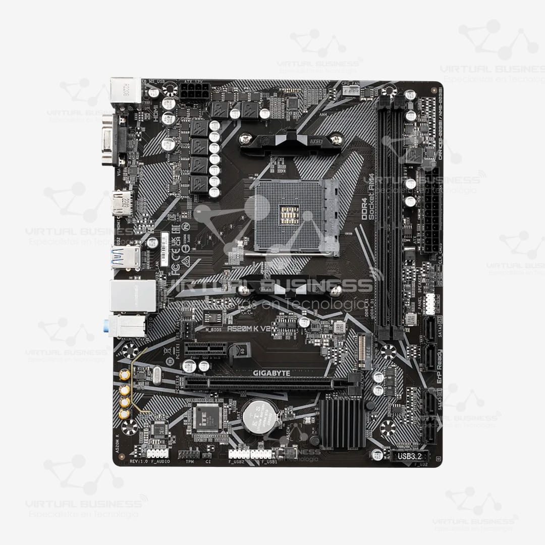 PLACA MADRE GIGABYTE A520M K V2 AM4 DDR4 - Imagen 4