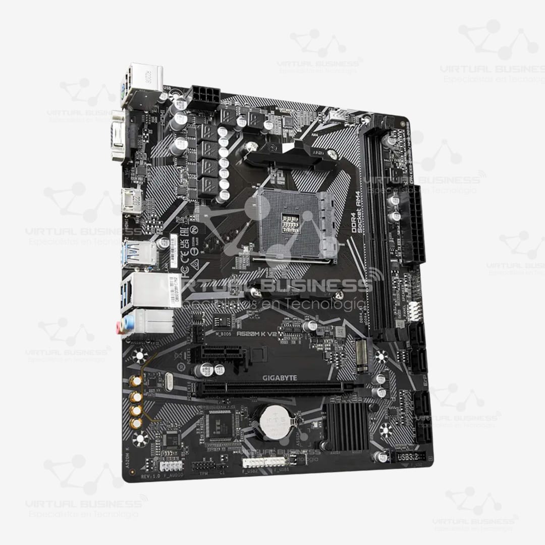 PLACA MADRE GIGABYTE A520M K V2 AM4 DDR4 - Imagen 3