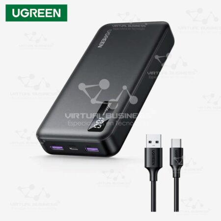 POWER BANK UGREEN 20000MAH CARGA RÁPIDA PB312