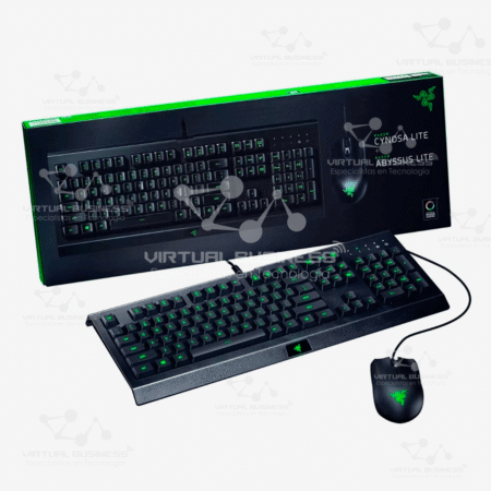 COMBO GAMER RAZER TECLADO CYNOSA LITE Y MOUSE ABYSSUS LITE