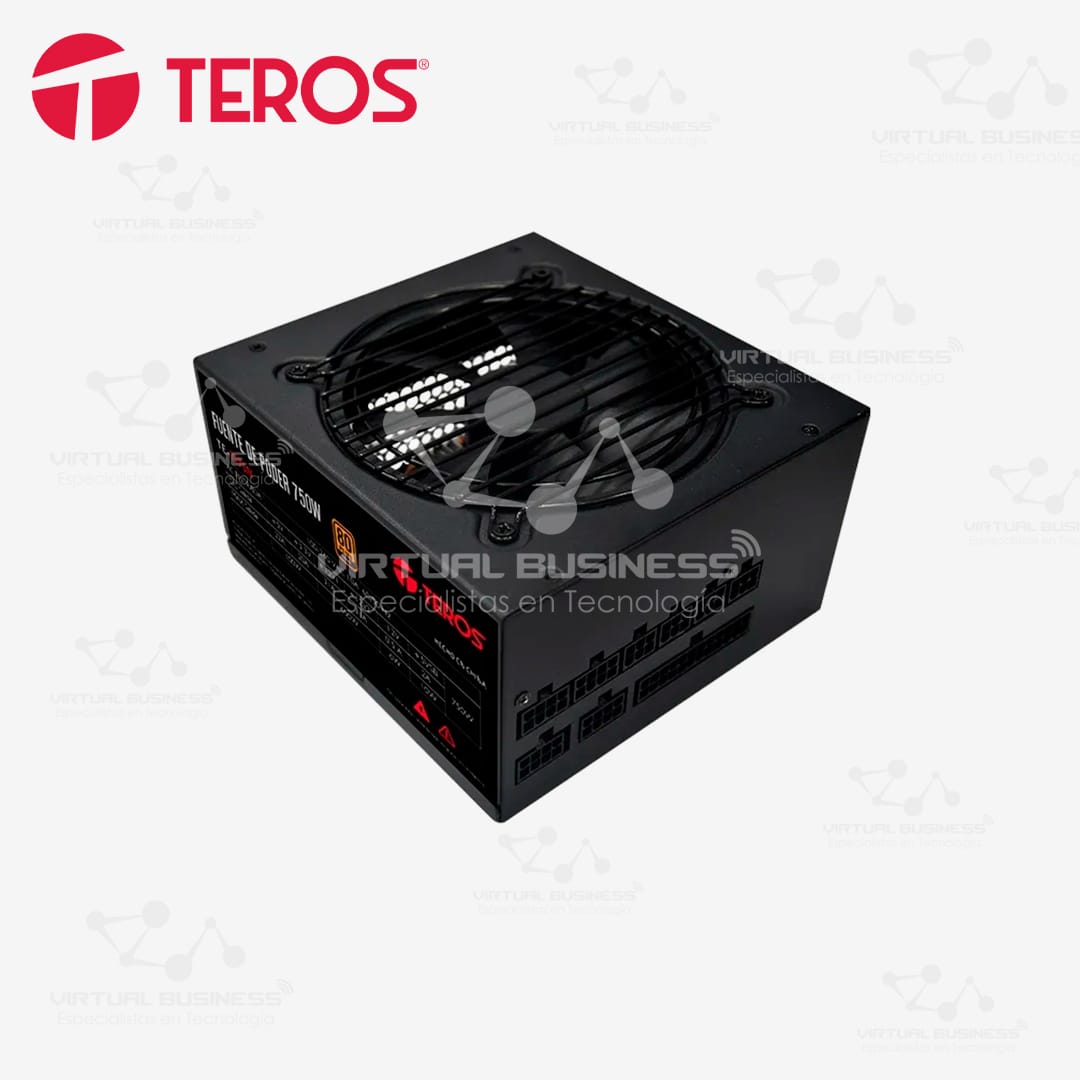 FUENTE DE PODER TEROS TE-7175 750W 80 PLUS GOLD - Imagen 2