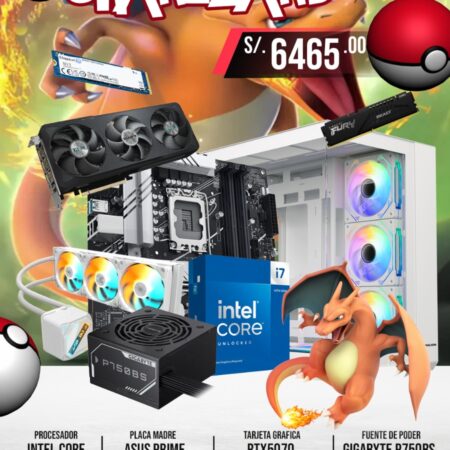 COMBO GAMER CHARIZARD INTEL CORE I7 14700KF