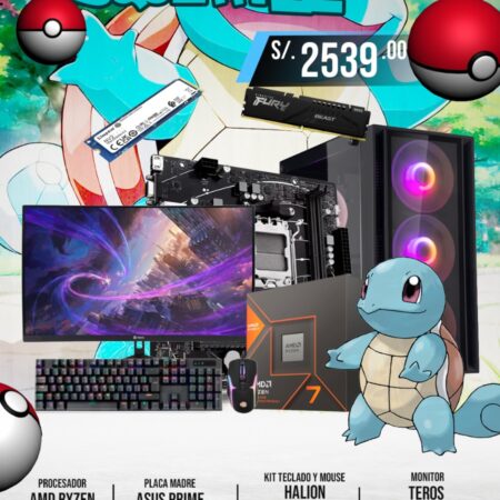 COMBO GAMER SQUIRTLE AMD RYZEN 7 8700G