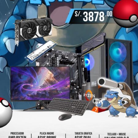 COMBO GAMER BLASTOISE AMD RYZEN 7 5700G