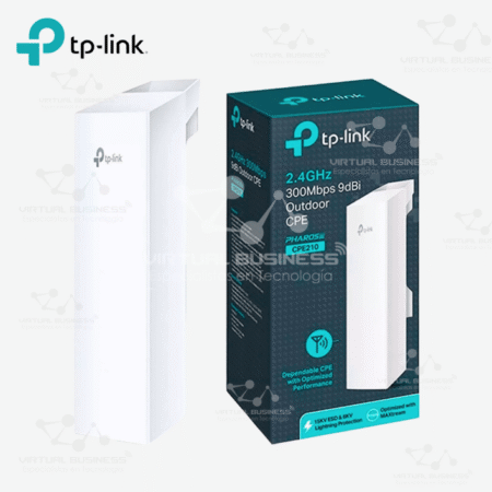 ACCESS POINT EXTERIOR TP-LINK CPE210 2.4GHZ 300MBPS 9DBI