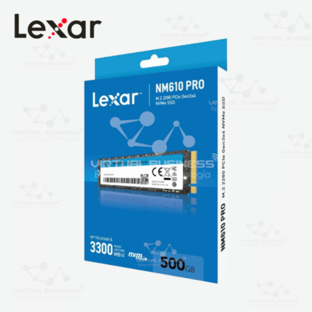 DISCO SOLIDO SSD 500GB LEXAR NM610 PRO M.2 2280 NVME PCIE GEN3X4 3300MB/S