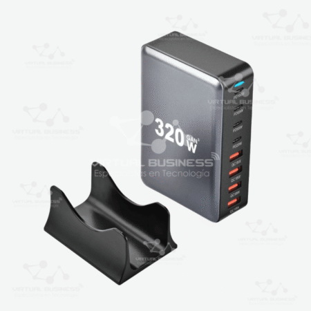 ESTACIÓN DE CARGA ESSAGER 320W GAN 8 PUERTOS USB