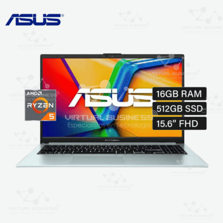 LAPTOP ASUS VIVOBOOK M1502Y RYZEN 5 7430U 16GB RAM DDR4 512GB SSD 15.6" FHD