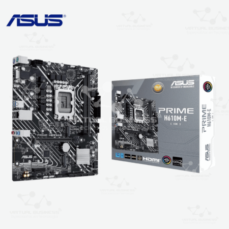PLACA MADRE ASUS PRIME H610M-E, CHIPSET INTEL H610, LGA1700, MICRO ATX