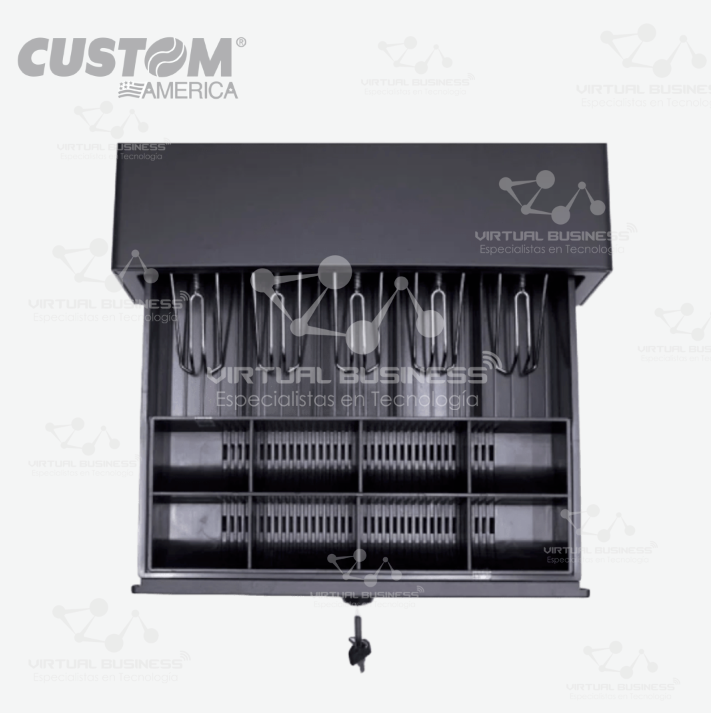 GAVETA DE DINERO CUSTOM AMERICA CD30 - Imagen 2