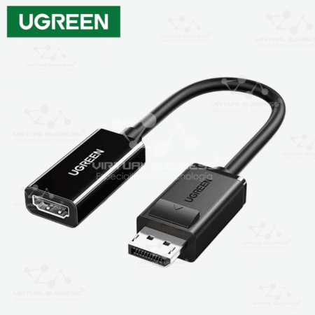 ADAPTADOR UGREEN MM137 DE DISPLAYPORT MACHO A HDMI HEMBRA 60HZ