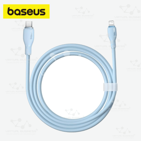 CABLE CARGA RÁPIDA TIPO C A IP 20W 2M BASEUS PUDDING SERIES AZUL