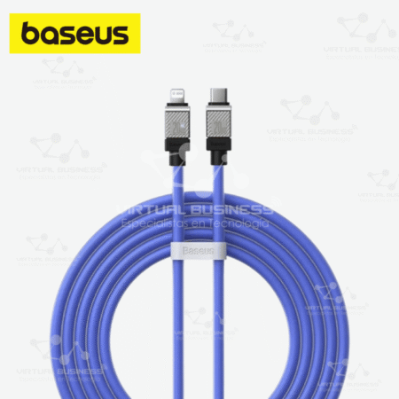 CABLE DE CARGA RAPIDA TIPO C A IPHONE 20W BASEUS COOLPLAY SERIES 1M AZUL