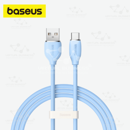 CABLE DE CARGA RÁPIDA USB A TIPO-C BASEUS PUDDING SERIES 100W - 2M GALAXY BLUE
