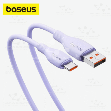 CABLE DE CARGA RÁPIDA USB A TIPO-C BASEUS PUDDING SERIES 100W - 1.2M NEBULA PURPLE