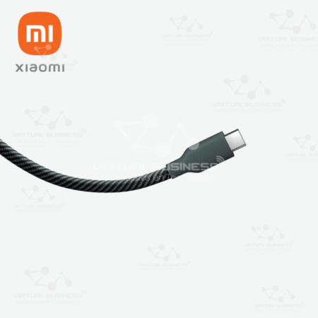CABLE DE DATOS Y CARGA RÁPIDA MAGNÉTICO XIAOMI 6A (1M) USB-C A USB-C EN COLOR OLIVE GREEN