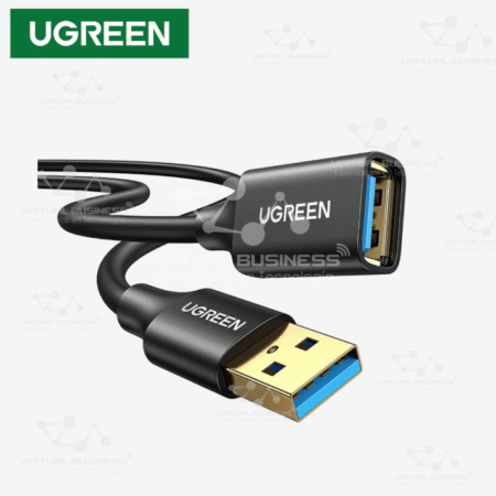 CABLE DE EXTENSIÓN UGREEN USB-A MACHO A USB-A HEMBRA 1M NEGRO US129-10368