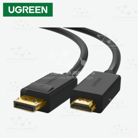 CABLE DE VIDEO UGREEN DISPLAYPORT A HDMI 4K (DP125) - 1.5 METROS