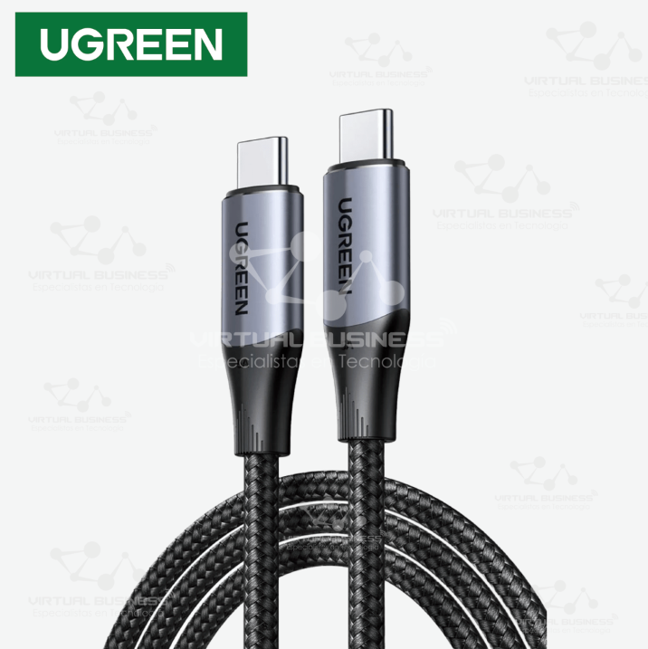 CABLE UGREEN USB 3.2 GEN 2 1M NEGRO US355 80150 - Imagen 2