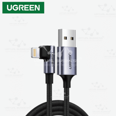 CABLE UGREEN USB-A A LIGHTNING ÁNGULO RECTO 1 M | US299 (60521)