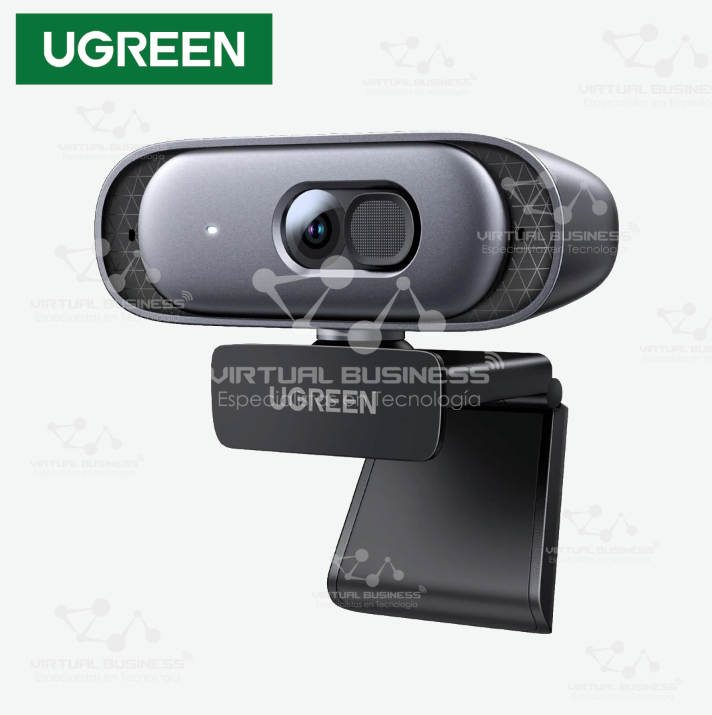 CÁMARA WEB 2K ENFOQUE AUTOMÁTICO MICRÓFONOS DUAL UGREEN CM778 - 35626