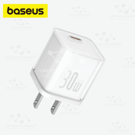 CARGADOR CARGA RÁPIDA TIPO C BASEUS GAN5S 1C 30W BLANCO
