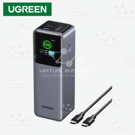 CARGADOR PORTÁTIL UGREEN 25000MAH FAST CHARGUE 200W PB722 35525B