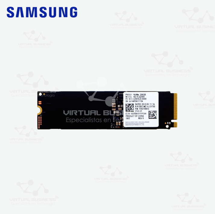 DISCO SOLIDO SAMSUNG PM991 NVME 256GB