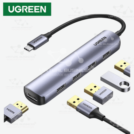 HUB UGREEN USB-C A 4×USB 3.0 + HDMI CM417 20197