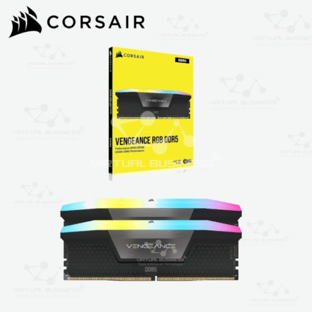 MEMORIA RAM 32GB 16X2 CORSAIR VENGEANCE RGB DDR5 6400MHZ INTEL XMP