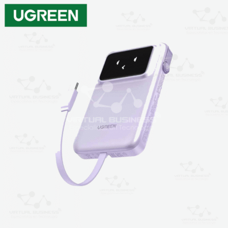 POWER BANK UGREEN 10000MAH CON CABLE USB-C 30W PURPLE PB511 35604B