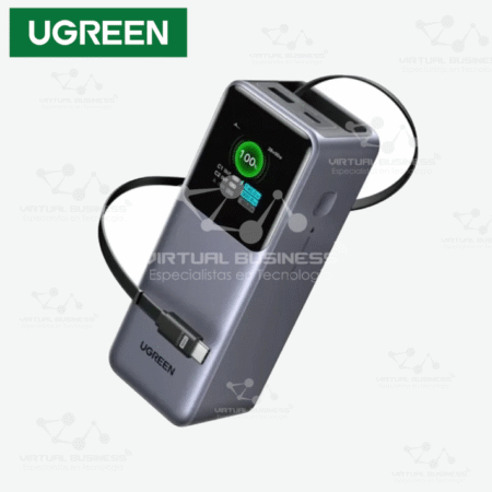 POWER BANK UGREEN 20000MAH 165W CON CABLE RETRACTIL PB726 - 55987B