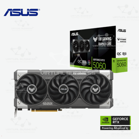 TARJETA DE VIDEO ASUS RTX 5060 TUF GAMING 8GB GDDR7 OC
