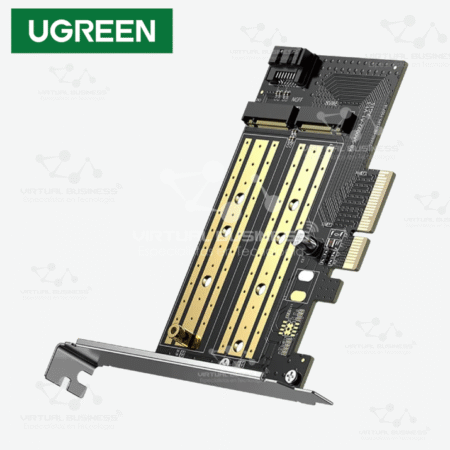 TARJETA EXPANSIÓN X2 M.2 NVME PCIE 3.0 X4 CM302 UGREEN HASTA 4TB 70504