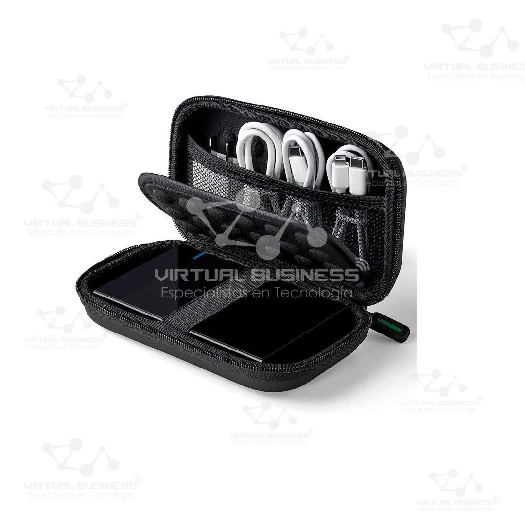 UGREEN CASE MULTIFUNCIONAL PARA DISCO DURO 2.5” – MODELO 40707 LP128 ESTUCHE PROTECTOR PORTÁTIL - Imagen 2
