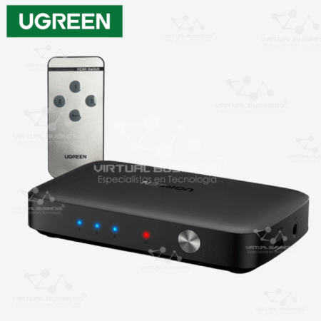 UGREEN SWITCH HDMI DE 3 ENTRADAS 1 SALIDA 4K CM332 ( 80125 )